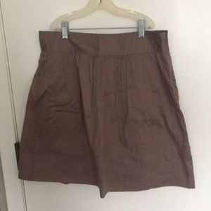 Ann Taylor LOFT brown skirt
